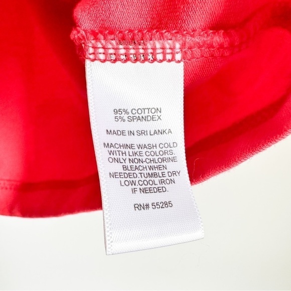 Express One Eleven Red Mock Neck Sleeveless Crop Top sz Small - Picture 4 of 4